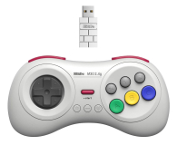 Akcesoria do konsol 8BitDo M30 2.4G Wireless Pad White RET00367